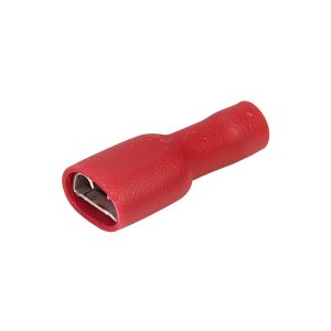 6.35mm Fully Insulated Female Terminal Red